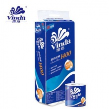 維達(dá)空心衛(wèi)生紙 卷紙 藍(lán)色經(jīng)典有芯紙巾10卷140g卷筒紙衛(wèi)生紙廁所紙手紙生活用紙紙品