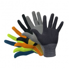 勞保手套尼龍耐磨工地干活保暖防護(hù)防滑修車紗線手套