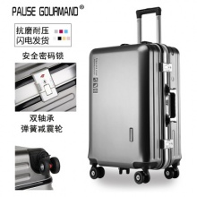 大容量學生行李箱商務拉桿箱鋁框20寸