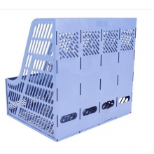 得力9848Z四聯(lián)文件筐（藍色）